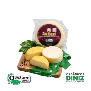 Queijo Minas Meia Cura Orgânico 450g +ou - São Miguel