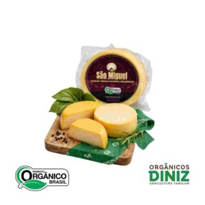 Queijo Minas Curado Orgânico 400g+ou  - São Miguel