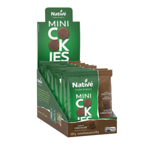 Mini Cookies Orgânicos Sabor Chocolate Native (un) (40g)