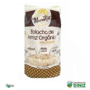Bolacha Orgânica de Arroz Macrpkant Gergelim