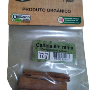 Canela em Rama (pau) Orgânica Quintal Verde (10g)
