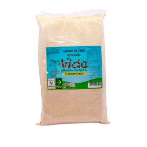 Farinha de trigo integral Coopvida 1kg