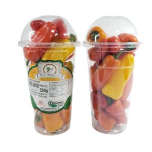 Mini Pimentão Colorido Orgânico 250g