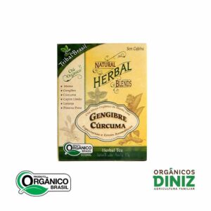 Chá de Gengibre e Cúrcuma Tribal (15 sachês)