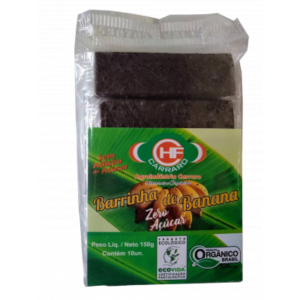 Barrinha de Banana  Zero Açúcar Carraro (150g)