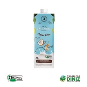 Bebida Vegetal de Castanha de Caju com Coco Orgânica 1L