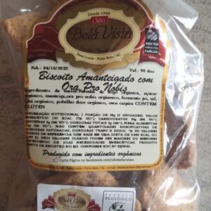 Biscoito Amanteigado com Ora pro Nobis Orgânico Bela Vista (200g)