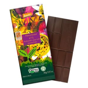Chocolate Orgânico Biodinâmico Maracuyayá 67% Cacau AMMA 80g
