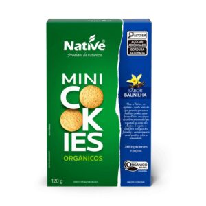 Mini Cookies Orgânicos Native Baunilha 120g