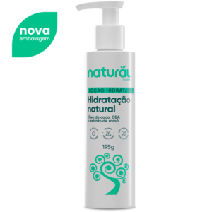Loção Hidratante Natural com Óleo de Coco, CBA e Extrato de Romã 195g
