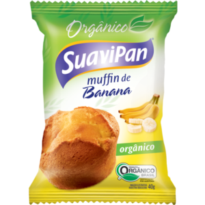Muffin de Banana Orgânico Suavipan (40g)
