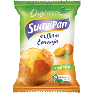 Muffin de Laranja Orgânico Suavipan (40g)