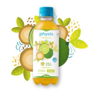 Kombucha com Limão e Gengibre Orgânico 300ml