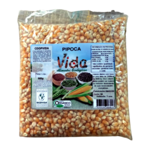 Pipoca Amarela Coopvida Orgânica (500g)