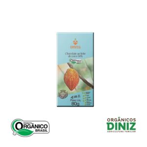 Chocolate 50% ao Leite de Coco Orgânico Onveg (80g)