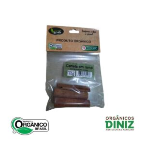 Canela em Rama (pau) Orgânica Quintal Verde (10g)