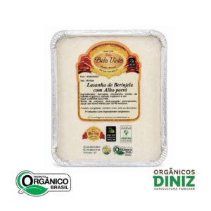 Lasanha Orgânica de Berinjela c/ Alho Poró Bela Vista (un)