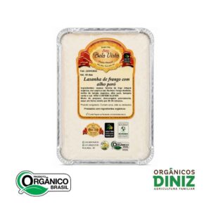 Lasanha Orgânica de Frango c/ Alho Poró Bela Vista (un)