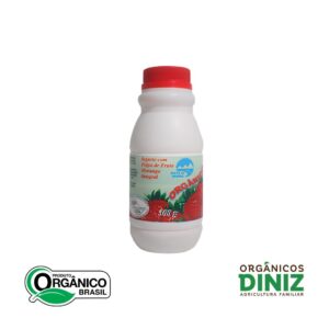 Iogurte Integral de Morango Orgânico Nata da Serra (300g)