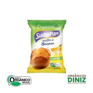 Muffin de Banana Orgânico Suavipan (40g)