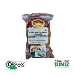 Cookie Com Uva Passa E Castanha (150g)
