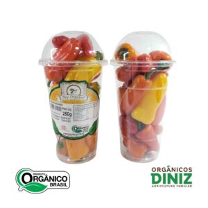 Mini Pimentão Colorido Orgânico 250g