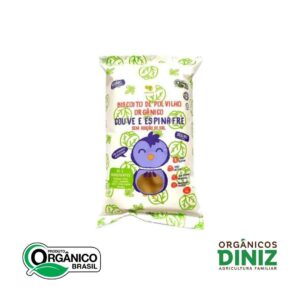 Biscoito Polvilho Couve Espinafre Orgânico Crilancha 40g