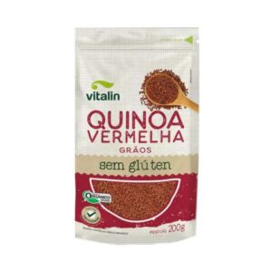 Quinoa Vermelha Grãos Orgânica Vitalin 200g