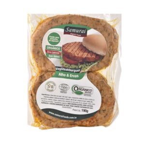 Hambúrguer Vegano Orgânico com Alho e Ervas 190g