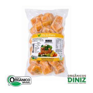 Abóbora Cabotia Congelada Descascada 1kg