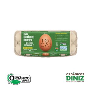 Ovo Orgânico Caipira Toca C/ 10 (Selênio e Vitamina E)