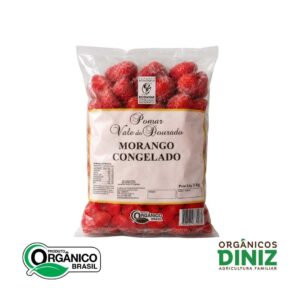 Morango Congelado Orgânico - Pomar Vale do Dourado 1kg
