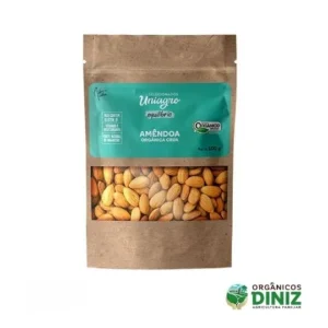Amêndoa Orgânica Uniagro Crua 100g