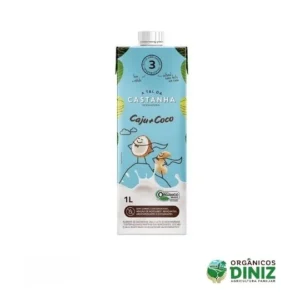 Bebida Vegetal de Castanha de Caju com Coco Orgânica 1L