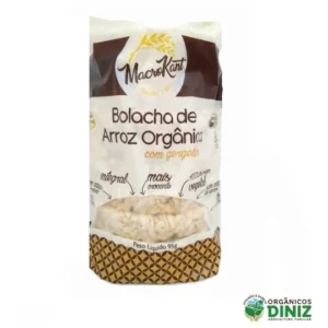 Bolacha Orgânica de Arroz Macrpkant Gergelim