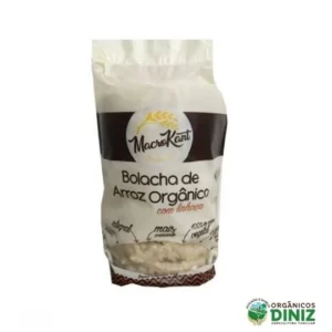 Bolacha Orgânica de Arroz Macrpkant Linhaça