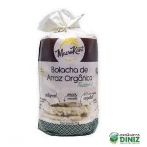 Bolacha Orgânica de Arroz Macrpkant Tradicional