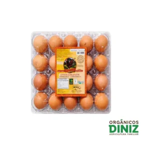 Ovos Grandes Vermelhos Orgânicos Bandeja c/ 20