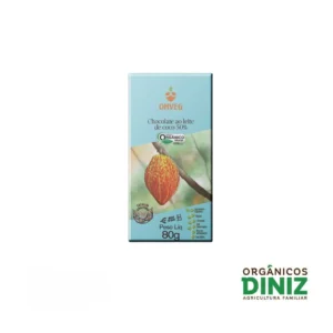 Chocolate 50% ao Leite de Coco Orgânico Onveg (80g)