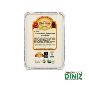 Lasanha Orgânica de Frango c/ Alho Poró Bela Vista (un)
