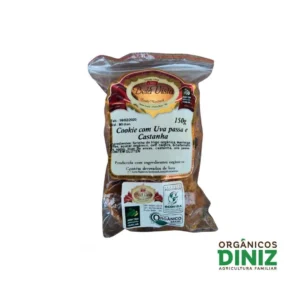 Cookie Com Uva Passa E Castanha (150g)