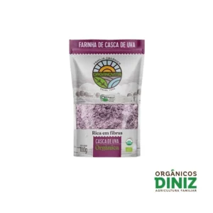 Farinha Casca de Uva Orgânica Organovita (100g)