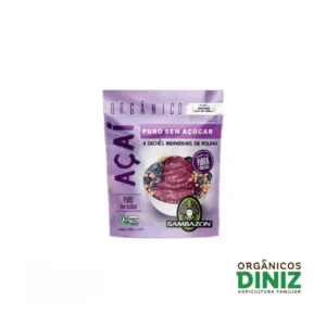 Açaí Polpa Orgânico S/ Açúcar Zambazom (400g)